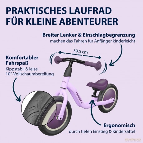 Laufrad ''Cruisy'' 10 Zoll, lavender