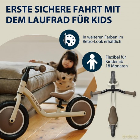 Laufrad ''Cruisy'' 10 Zoll, mocha