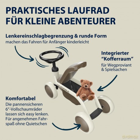 Laufrad ''Steppy'' 6 Zoll, mocha