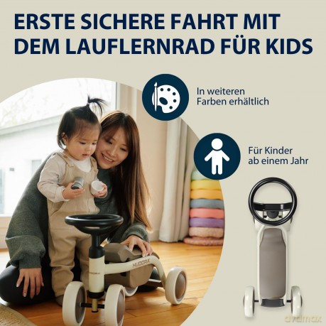 Laufrad ''Steppy'' 6 Zoll, mocha
