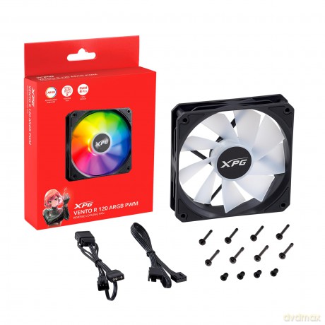 Lźfter XPG VENTO R 120 120mm ARGB PWM Fa