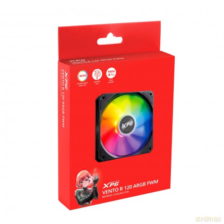 Lźfter XPG VENTO R 120 120mm ARGB PWM Fa