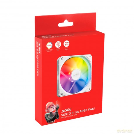 Lźfter XPG VENTO R 120 120mm ARGB PWM Fa