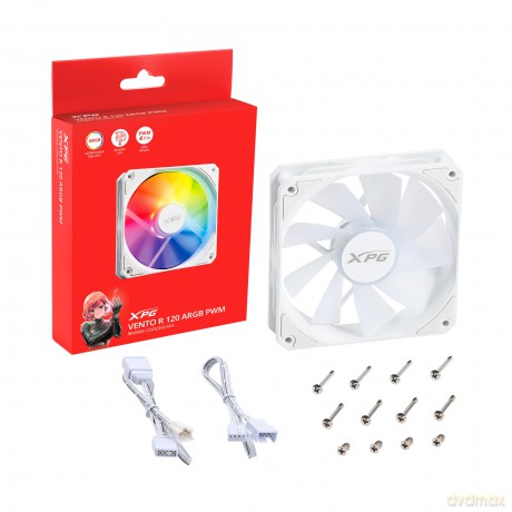 Lźfter XPG VENTO R 120 120mm ARGB PWM Fa