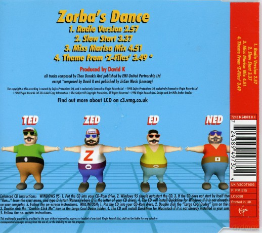 Lcd-Zorba's Dance -Cds- [CD]