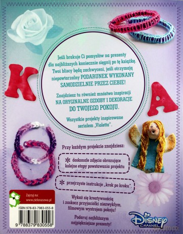 Violetta. Pomysły na prezenty i ozdoby - Disney [KSIĄŻKA]
