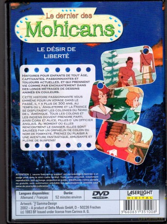 Le Dernier Des Mohicans [DVD]