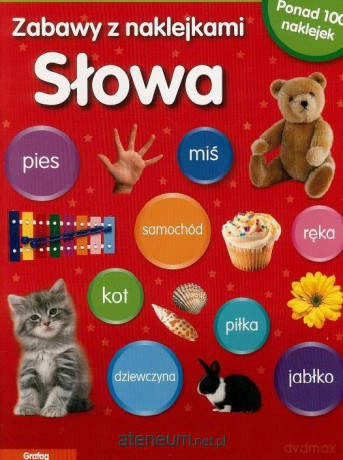 Zabawy z naklejkami - Słowa [KSIĄŻKA]