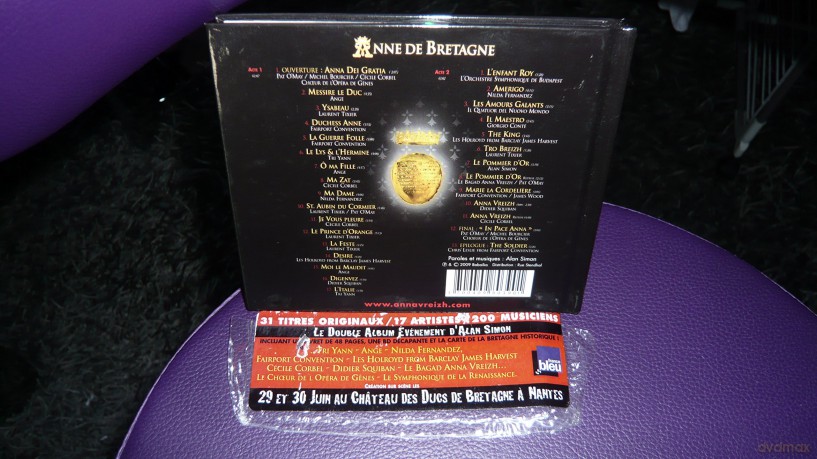 Anne De Bretagne: Le Rock Opera D'Alan Simon [2CD]