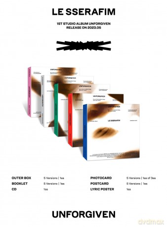 Le Sserafim: Le Sserafim - Unforgiven (Compact Version) [CD]