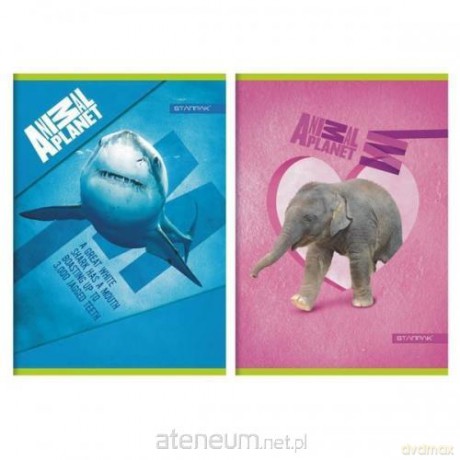 Zeszyt A5/16K linia Animal Planet 20 sztuk