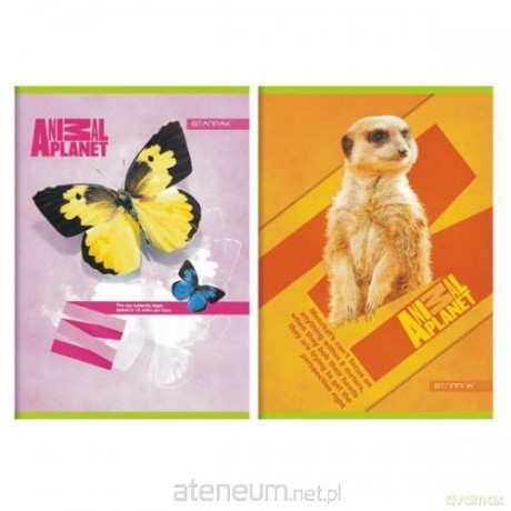 Zeszyt A5/60K kratka Animal Planet 10 sztuk