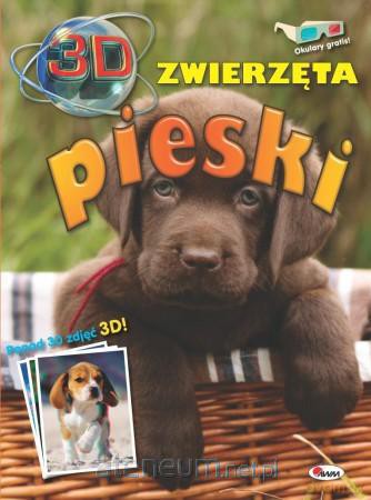 Zwierzęta 3D - Pieski [KSIĄŻKA]