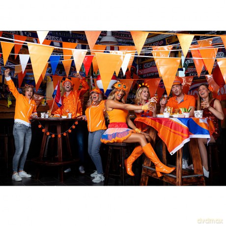 LED diadeem Party oranje