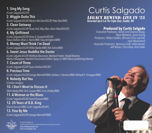 Salgado,Curtis: Legacy Rewind: Live In '25 [CD]