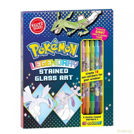 Legendary Pokemon Stained Glas [KSIĄŻKA]