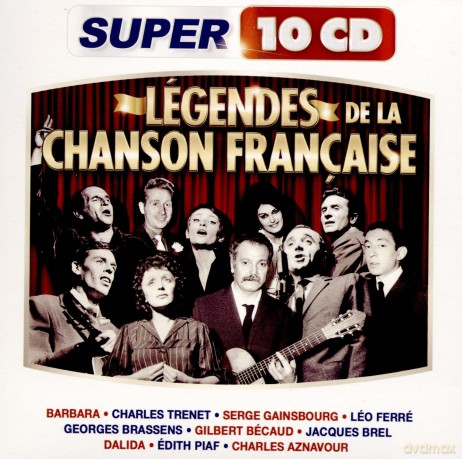 Super Collection: Legendes de Chanson Francaise [10CD]