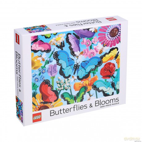 LEGO Butterflies Blooms 1000Piece Puzzle [KSIĄŻKA]