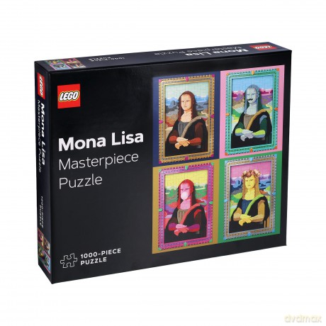 LEGO Masterpiece Puzzle Mona Lisa 1000Piece Puzzle [KSIĄŻKA]