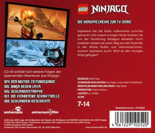 Lego Ninjago (Cd 40) [CD]