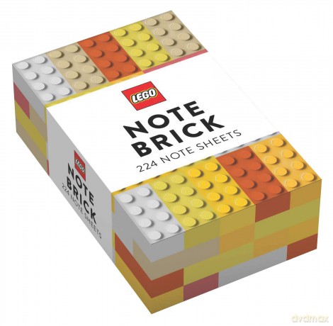 Lego Note Brick YellowOrange [KSIĄŻKA]