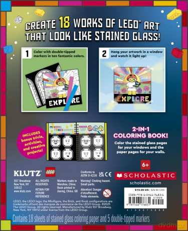 Lego Stained Glass Art Hb [KSIĄŻKA]