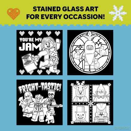 Lego Stained Glass Art Hb [KSIĄŻKA]