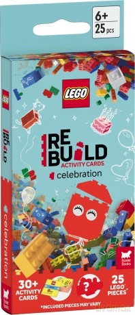 LEGOÇĆ Books ReBuild Activity Cards Celebration with over 30 activity cards an [KSIĄŻKA]