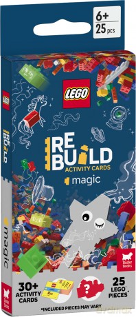 LEGOÇĆ Books ReBuild Activity Cards Magic with over 30 activity cards and 25 L [KSIĄŻKA]