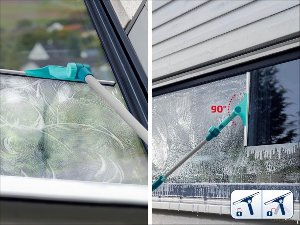 LEIFHEIT 2in1 XL Pro Reach Fensterabzieh