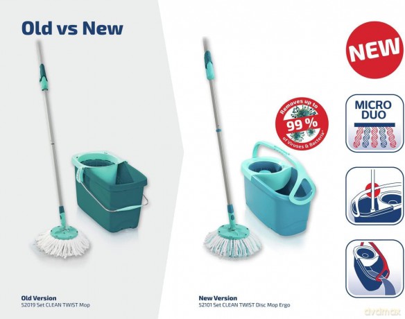 LEIFHEIT Clean Twist Disc Mop Wischsyste