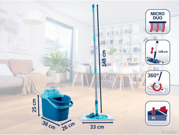 LEIFHEIT Set Power Clean Bodenwischer