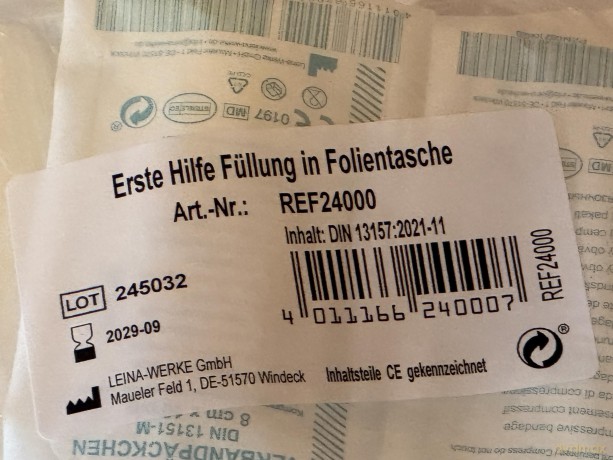 LEINA-WERKE Erste-Hilfe-Nachfźllset, 1 S