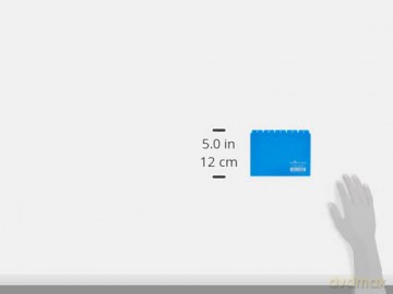 Durable: Leitreg.PVC blau A-Z 25-tlg.A6