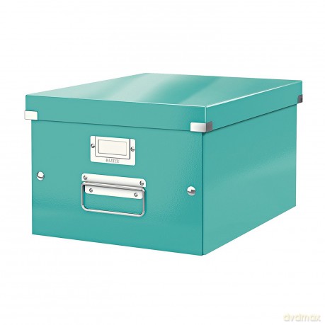 LEITZ Ablagebox A4 Eisblau-Met