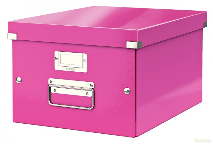 LEITZ Ablagebox A4 pinkmetalli