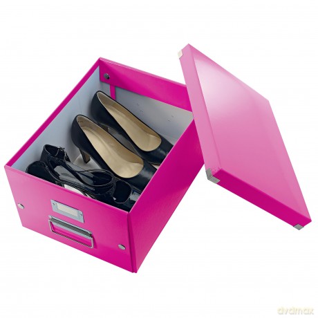 LEITZ Ablagebox A4 pinkmetalli
