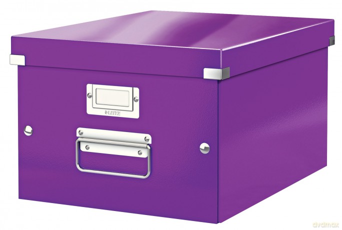 LEITZ Ablagebox A4 violett-Met