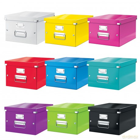 LEITZ Ablagebox A4 violett-Met