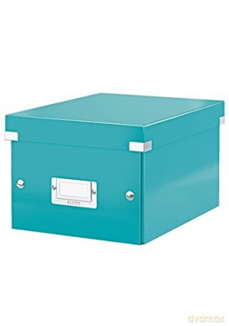 LEITZ Ablagebox A5 Eisblau-Met
