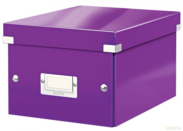 LEITZ Ablagebox A5 violett-Met