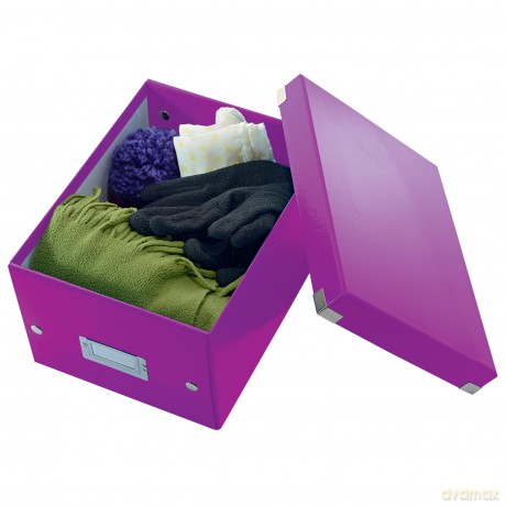 LEITZ Ablagebox A5 violett-Met
