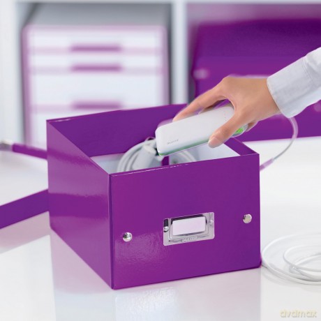 LEITZ Ablagebox A5 violett-Met