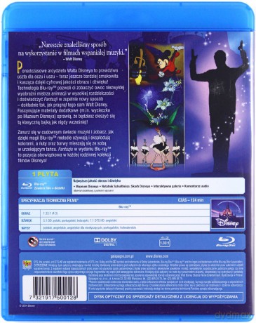 Fantazja (Disney) Czarne charakterki [Blu-Ray]