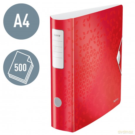 Leitz: LEITZ Active WOW 1106 Ordner rot Kunstst