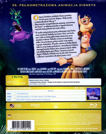 Herkules (Disney) Czarne charakterki [Blu-Ray]
