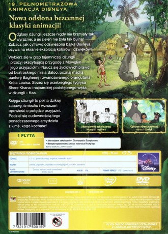 Księga Dżungli (Disney) Czarne charakterki [DVD]