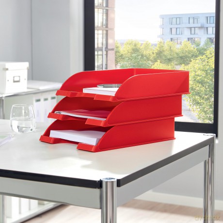 Leitz: LEITZ Briefablage WOW rot