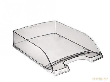 LEITZ Briefkorb grau-transpare