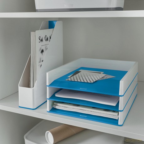 LEITZ Briefkorb WOW blau